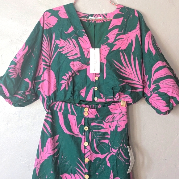 NWT, Maison d’ Amelie Set, linen skirt and top, XS - Picture 5 of 9